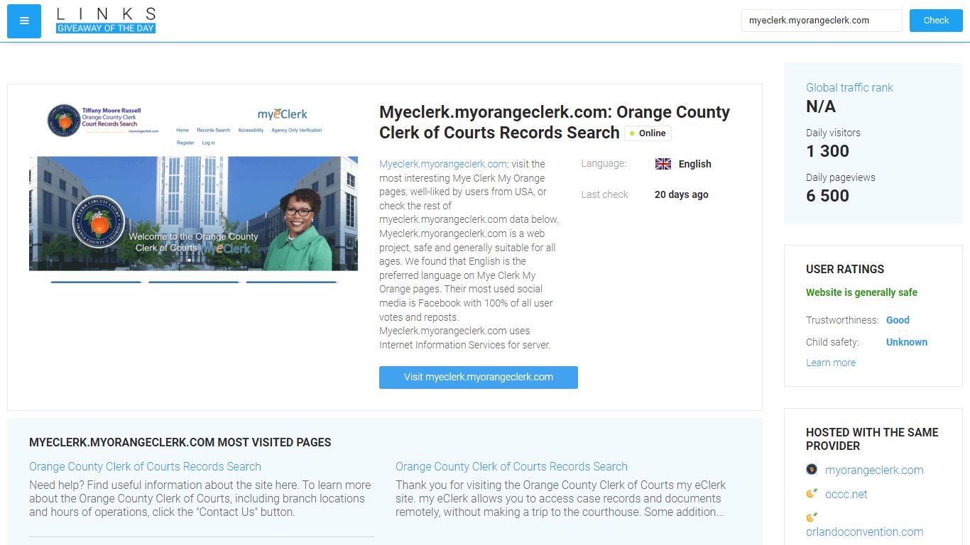 Visit Myeclerk.myorangeclerk.com - Orange County Clerk of Courts ...